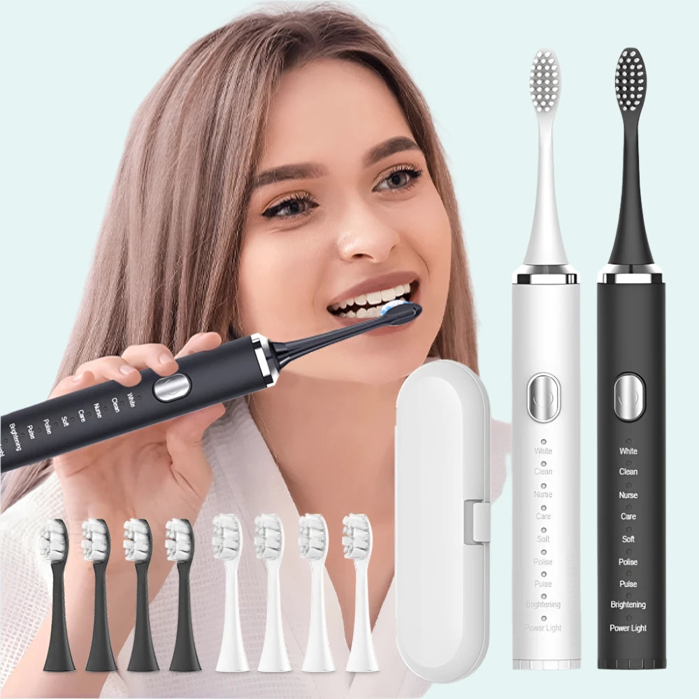 Electric Toothbrush For Teeth Brushes  Whitening Cleaner